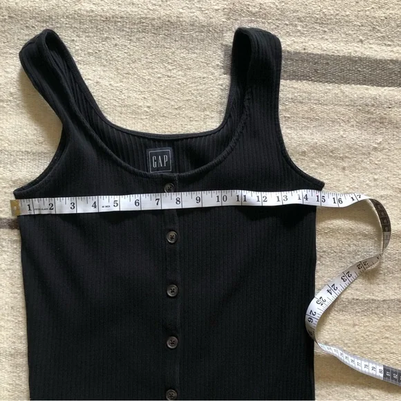 GAP Ribbed Button Down Tank Dress - Picture 6 of 9
